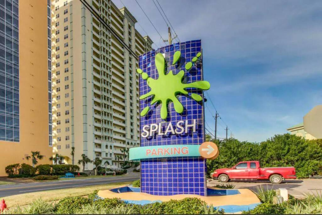 Splash Beach Condo, Aqua Park, Lazy River Panama City Beach Esterno foto